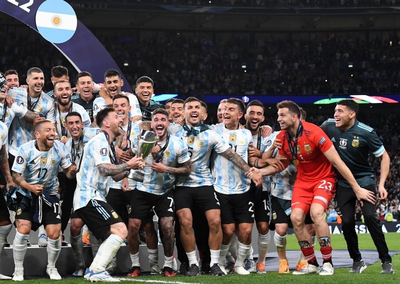 [FOTO] Argentina osvojila premijerno izdanje 'Finalissime' tako što je razbila europskog prvaka Italiju