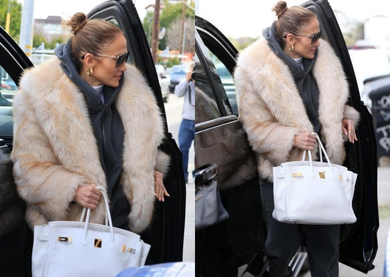 Samo Jennifer Lopez može isfurati trenirku s luksuznom bundom, ali i Birkinicom