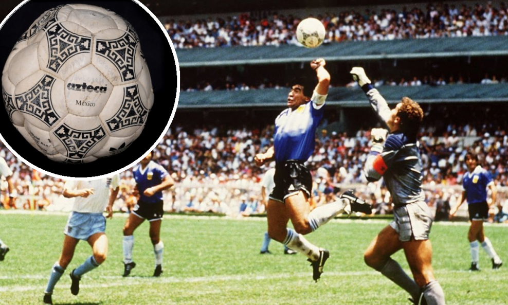 Lopta kojom je Maradona zabio gol 'Božjom rukom'