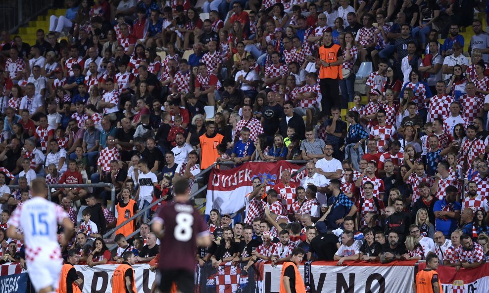 Utakmica Hrvatska-Latvija odigrana je u Rijeci